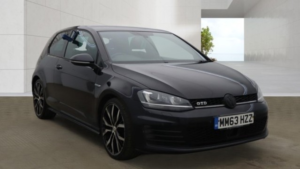 2014 Volkswagen Golf 2.0 Tdi Bluemotion Tech Gtd Diesel Black 3dr 1 Keeper+low Tax+satnav+7 Stamps in Black — image 3