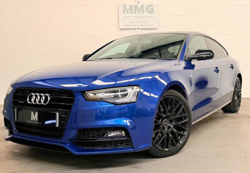 2015 Audi A5 3.0 Tdi V6 Black Edition Plus Sportback S Tronic Quattro Euro 6 (s/s) 5dr in Blue — image 1