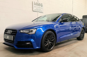 2015 Audi A5 3.0 Tdi V6 Black Edition Plus Sportback S Tronic Quattro Euro 6 (s/s) 5dr in Blue — image 2