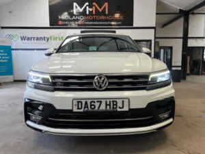 2018 Volkswagen Tiguan 2.0 Tdi R-Line DSG 4motion Euro 6 (s/s) 5dr in White — image 4