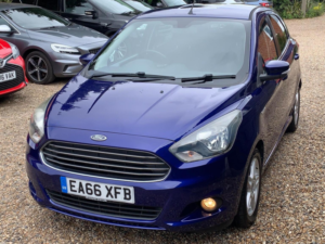 2016 Ford Ka+ 1.2 Ti-Vct Zetec Euro 6 5dr in Blue — image 3