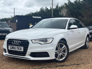 2014 Audi A6 Saloon 2.0 Tdi Ultra S Line Euro 6 (s/s) 4dr in White — image 4