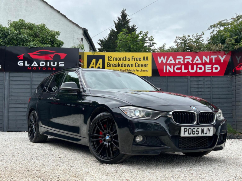2015 BMW 3 Series 2.0 320d M Sport Touring Xdrive Euro 5 (s/s) 5dr in Black — image 1