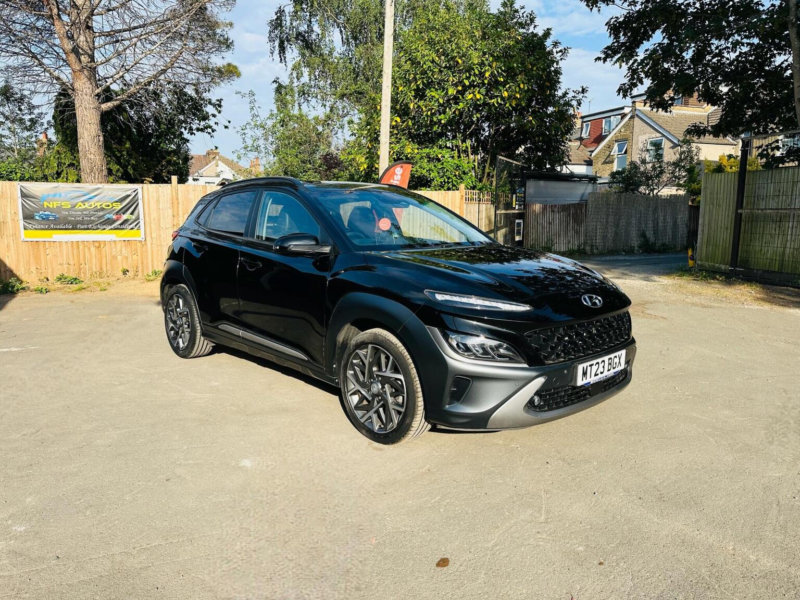2023 Hyundai Kona 1.6 H-Gdi Ultimate Dct Euro 6 (s/s) 5dr in Black — image 1