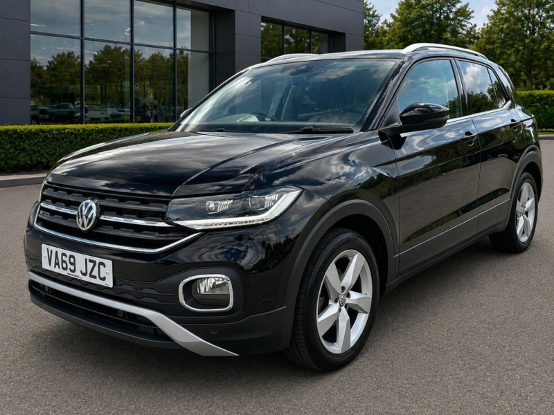 2020 Volkswagen T-Cross 1.0 Tsi Sel Euro 6 (s/s) 5dr in Black — image 1