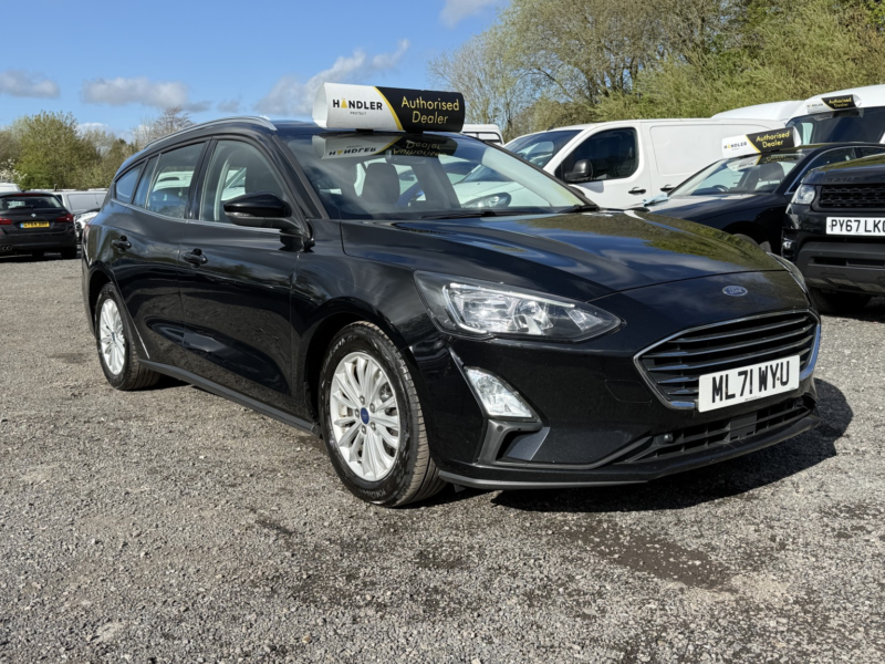 2021 Ford Focus 1.0 Focus Titanium Estate 1.0l Ecoboost 125ps Mhev Fwd 6 Speed Manual in Black — image 1