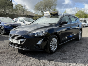 2021 Ford Focus 1.0 Focus Titanium Estate 1.0l Ecoboost 125ps Mhev Fwd 6 Speed Manual in Black — image 3