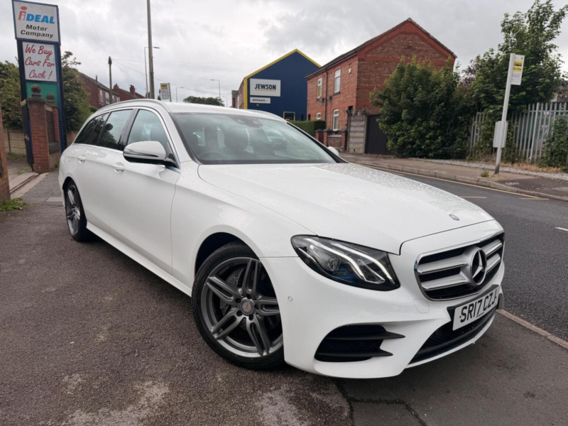 2017 Mercedes-Benz E Class 2.0 E220d Amg Line G-Tronic+ Euro 6 (s/s) 5dr in White — image 1