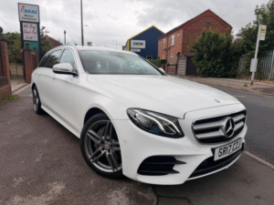2017 Mercedes-Benz E Class 2.0 E220d Amg Line G-Tronic+ Euro 6 (s/s) 5dr in White — image 3