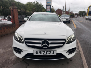 2017 Mercedes-Benz E Class 2.0 E220d Amg Line G-Tronic+ Euro 6 (s/s) 5dr in White — image 4
