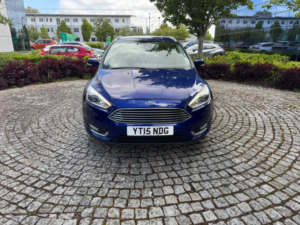 2015 Ford Focus 1.5 Tdci Titanium X Euro 6 (s/s) 5dr in Blue — image 2