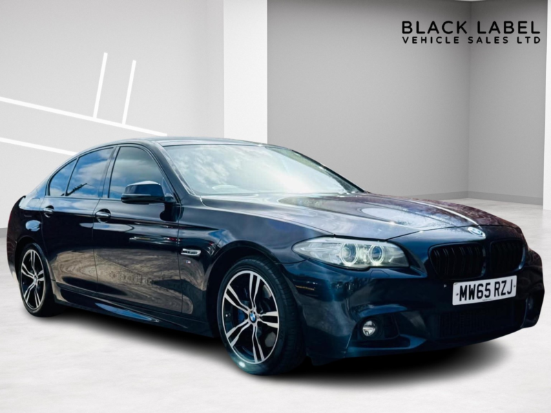 2015 BMW 5 Series 3.0 535d M Sport Saloon in Black — image 1