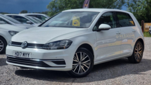 2017 Volkswagen Golf 1.4 Tsi Bluemotion Tech Se Nav DSG Euro 6 (s/s) 5dr in White — image 3