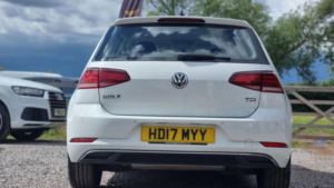 2017 Volkswagen Golf 1.4 Tsi Bluemotion Tech Se Nav DSG Euro 6 (s/s) 5dr in White — image 5