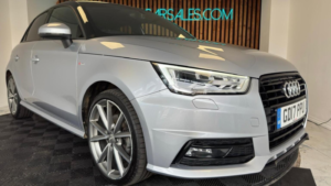 2017 Audi A1 1.6 Tdi Black Edition Sportback S Tronic Euro 6 (s/s) 5dr in Silver — image 2