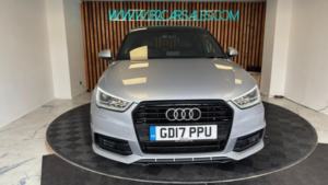 2017 Audi A1 1.6 Tdi Black Edition Sportback S Tronic Euro 6 (s/s) 5dr in Silver — image 3