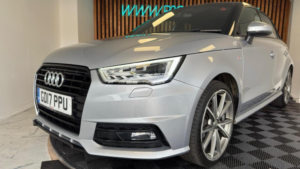 2017 Audi A1 1.6 Tdi Black Edition Sportback S Tronic Euro 6 (s/s) 5dr in Silver — image 6