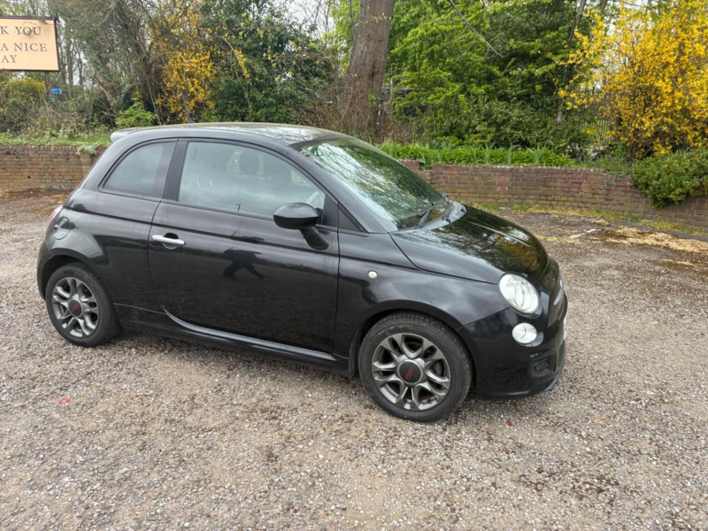2015 Fiat 500 0.9 Twinair S Euro 6 (s/s) 3dr in Black — image 1