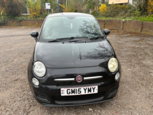 2015 Fiat 500 0.9 Twinair S Euro 6 (s/s) 3dr in Black — image 2