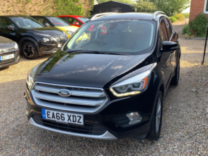 2016 Ford Kuga 2.0 Tdci Titanium Euro 6 (s/s) 5dr in Black — image 3
