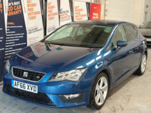 2016 SEAT Leon 1.4 Ecotsi Fr Euro 6 (s/s) 5dr in Blue — image 2