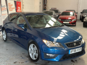 2016 SEAT Leon 1.4 Ecotsi Fr Euro 6 (s/s) 5dr in Blue — image 3