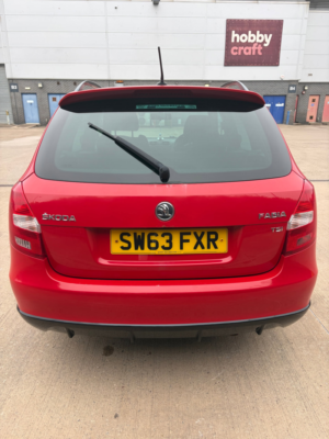 2013 Skoda Fabia 1.2 Tsi Monte Carlo Tech Estate 5dr Petrol Manual Euro 5 (105 Ps) in Red — image 3