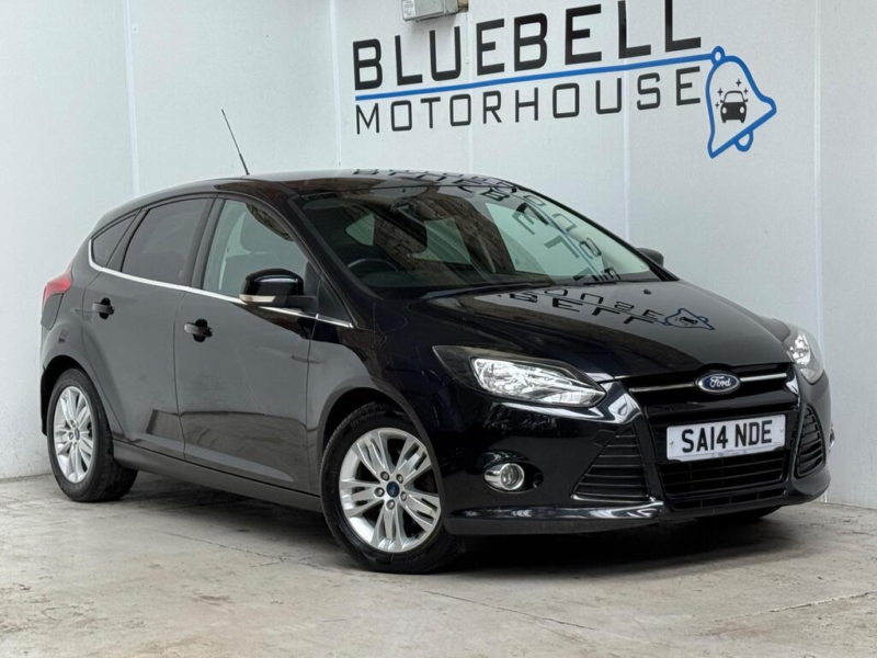 2014 Ford Focus 1.6 Tdci Titanium Navigator Euro 5 (s/s) 5dr in Black — image 1