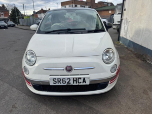2012 Fiat 500 1.2 Lounge Euro 4 3dr in White — image 3