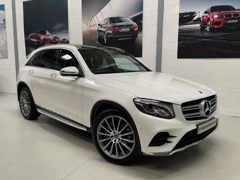 2019 Mercedes-Benz Glc 2.0 Glc250 Amg Line (premium) G-Tronic 4matic Euro 6 (s/s) 5dr in White — image 1