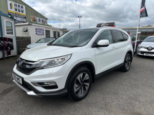 2015 Honda Cr-V 1.6 I-Dtec Ex Auto 4WD Euro 6 5dr in White — image 3