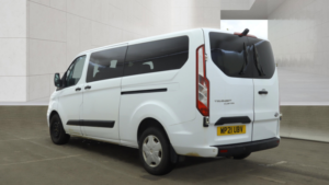2021 Ford Transit Custom 2.0 320 Ecoblue Trend Double Cab 9 Seater 5dr Diesel Manual L2 H1 Euro 6 130 Ps in White — image 4