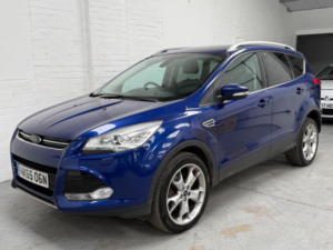 2015 Ford Kuga 2.0 Tdci Titanium X Sport SUV 5dr Diesel Manual AWD Euro 6 (s/s) (180 Ps) in Blue — image 4