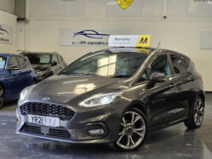 2021 Ford Fiesta 1.0 Fiesta St-Line X Edition 5 Door 1.0l Ecoboost Hybrid 125ps Fwd 6 Speed Manual in Grey — image 4
