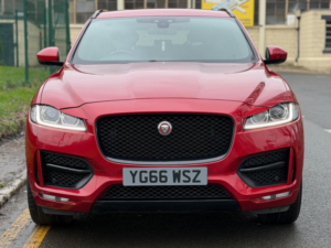 2016 Jaguar F-Pace 2.0 D180 R-Sport Auto AWD Euro 6 (s/s) 5dr in Red — image 4