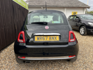 2017 Fiat 500 1.2 500 My17 1.2 69hp Lounge in Black — image 5