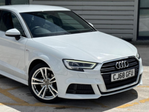 2019 Audi A3 1.5 Tfsi Cod 35 S Line Euro 6 (s/s) 4dr in White — image 2