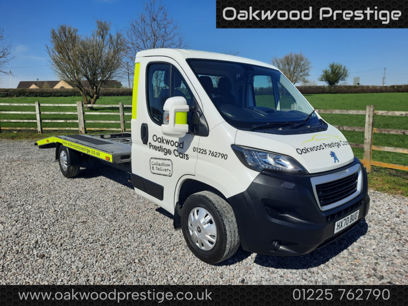 2020 Peugeot Boxer 2.2 Bluehdi 335 165bhp Akfs Car Transporter in White — image 1