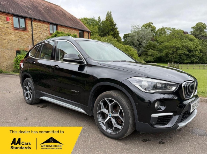 2017 BMW X1 2.0 20d Xline Auto Xdrive Euro 6 (s/s) 5dr in Black — image 1