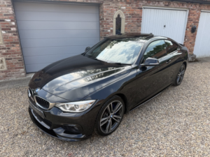 2016 BMW 4 Series 2.0 420d Xdrive M Sport Coupe in Black — image 2