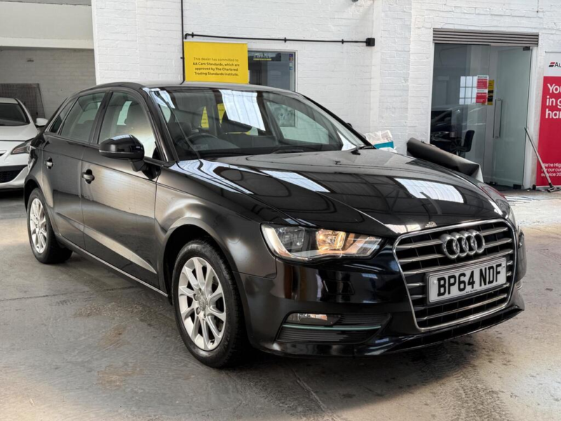 2015 Audi A3 1.6 Tdi Se Sportback Euro 6 (s/s) 5dr in Black — image 1