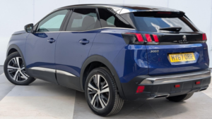 2017 Peugeot 3008 1.6 Bluehdi Gt Line Euro 6 (s/s) 5dr in Blue — image 4