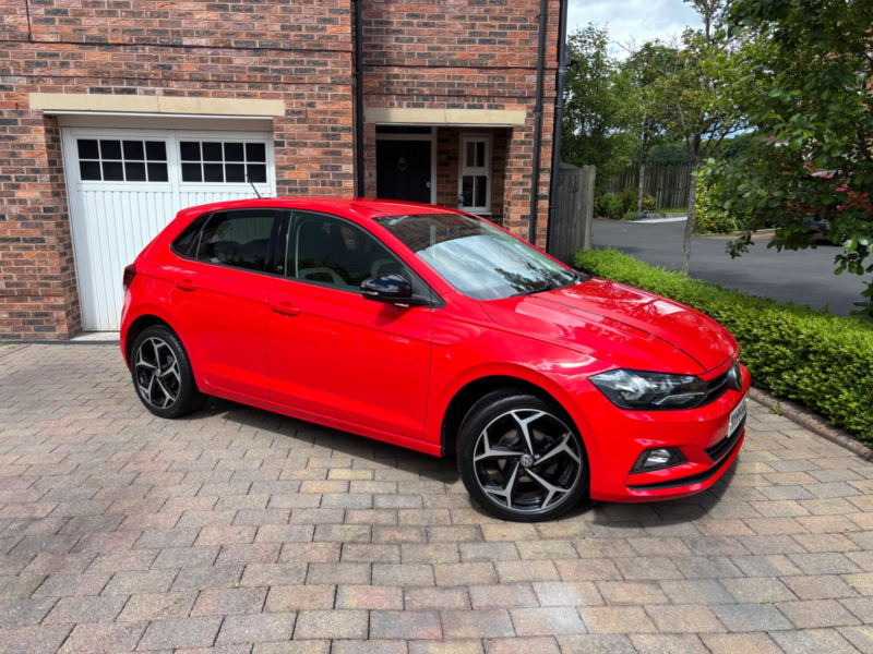 2019 Volkswagen Polo 1.0 Tsi Gpf Beats Hatchback 5dr Petrol DSG Euro 6 (s/s) (95 Ps) in Red — image 1