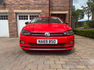 2019 Volkswagen Polo 1.0 Tsi Gpf Beats Hatchback 5dr Petrol DSG Euro 6 (s/s) (95 Ps) in Red — image 3