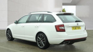 2017 Skoda Octavia 2.0 Tdi Vrs DSG Euro 6 (s/s) 5dr in White — image 3