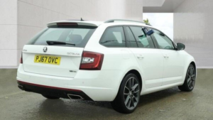2017 Skoda Octavia 2.0 Tdi Vrs DSG Euro 6 (s/s) 5dr in White — image 5
