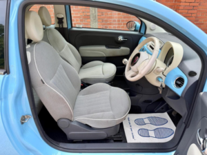 2011 Fiat 500 0.9 Twinair Lounge Euro 5 (s/s) 3dr in Blue — image 3