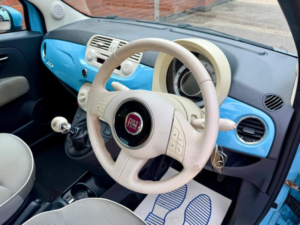 2011 Fiat 500 0.9 Twinair Lounge Euro 5 (s/s) 3dr in Blue — image 5
