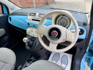 2011 Fiat 500 0.9 Twinair Lounge Euro 5 (s/s) 3dr in Blue — image 6