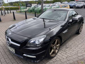 2012 Mercedes-Benz Slk 2.1 Slk250 Cdi Blueefficiency Amg Sport in Black — image 4